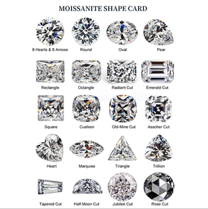 Оптовая продажа, Свободный Муассанит, бриллиант с сертификатом, камень VVS1, прозрачность, цвет, белые драгоценные камни для ювелирных изделий из муассанита - Product Image 3