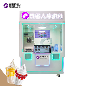Ice Cream Robot đóng cửa Kem kiosk giao hàng tự động bán hàng không người lái 24 giờ giao hàng tự động - Product Image 1