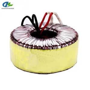 Toroidal single phase ac power voltage transformer 220v 180v 48v