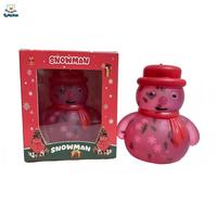 Nouveau jouet souple Bonhomme de neige de Noël 2026, mignon, à remontée lente, anti-stress, jouet sensoriel, coffret cadeau de fêtes pour enfants, idéal pour les fêtes et la vente en gros