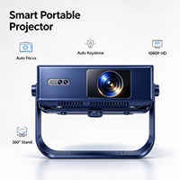 Projecteur intelligent natif 1080P prenant en charge la 4K, projecteur de cinéma maison portable Android 12, personnalisable OEM ODM pour la vente au détail
