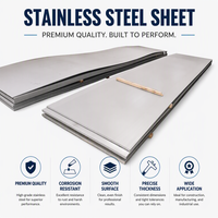 Tôle en acier inoxydable 304 conforme à la norme ASTM, laminée à froid, surface 2B, épaisseur 0,3-6 mm, pour la décoration