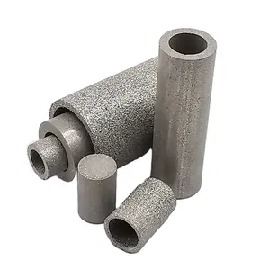 316L נקבובי Sintered נירוסטה מסנן צילינדר