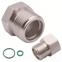 Conector Macho NPT de 1/2'' Duradero de Acero Inoxidable, Ligero, de Forma Igualada, Forjado para Uso Sanitario, OEM Personalizable, Técnicas de Fundición