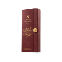 Boîte cadeau de luxe personnalisée pour vin avec fermeture magnétique, emballage rigide haut de gamme pour vin rouge et spiritueux