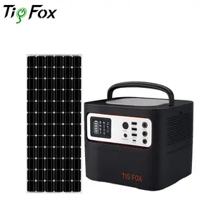 TIG福克斯家用应用迷你便携式电池发电站家用备用发电机300W 500W，带PD型笔记本电脑电源组