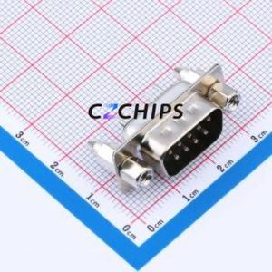 DS1034-09MBN044 D-Sub/VGA Connector Through hole Component (THT) Connector Standard D-Sub Male 9P Through Hole - Product Image 1