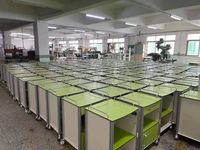 Hastane mobilyası fabrika HPL yüksek basınçlı laminat depolama dolabı ısmarlama katı korozyon önleyici raf tıbbi malzeme dolabı
