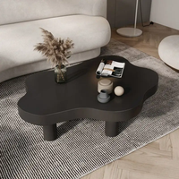 Table basse RH Irregular Cloud avec pieds sphériques, table d'appoint moderne minimaliste pour salon, table basse rustique