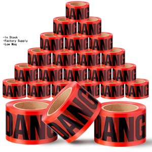 Cinta de seguridad amarilla para barrera de construcción, rollos de cinta de advertencia de peligro, cinta de advertencia de prohibido <span class=keywords><strong>el</strong></span> acceso, cinta de barrera de peligro, cinta para escena del crimen - Product Image 3