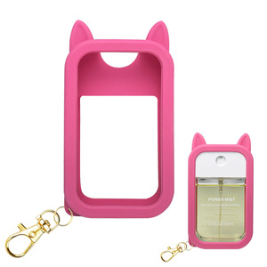 Vente en gros de flacons pulvérisateurs de 35 ml/45 ml/50 ml de style carte, étui de protection pour vaporisateur de parfum et de spray d'alcool, housse en silicone - Product Image 4