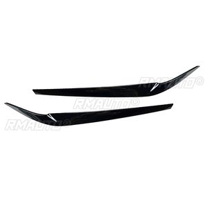 2PCS pour BMW Série 5 G30 G31 G38 F90 M5 525I 530I 540I 2017-2021, garnitures de phares avant, sourcils, autocollants de voiture - Product Image 3