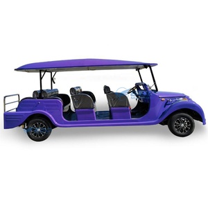 Carrito de Golf Eléctrico de Lujo Clásico Tipo Buggy, 3+1 Filas, 8/11 Pasajeros, para Recorridos Turísticos Urbanos - Product Image 6