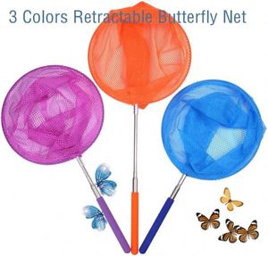 Épuisette télescopique pliable colorée pour attraper les insectes, filet de pêche avec seau - Product Image 4