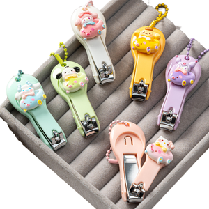 Juego <span class=keywords><strong>de</strong></span> cortaúñas plegable individual <span class=keywords><strong>Sanrio</strong></span>, plástico portátil a prueba <span class=keywords><strong>de</strong></span> salpicaduras para el hogar para estudiantes y niños, tipo <span class=keywords><strong>de</strong></span> belleza para uso <span class=keywords><strong>de</strong></span> dedos - Product Image 1