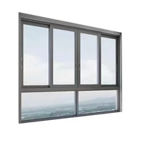 Puerta de cortina de persiana deslizante de aluminio impermeable moderna, ventana de esquina plegable, aleación de aluminio de apertura Vertical insonorizada