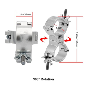 Jinkun 120Pcs sexy nhôm bullone Quadra collare forcella gancio kẹp với bastone và morsetti Tubo flessibile - Product Image 3