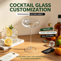 Ornements de Noël amusants et personnalisés en forme de margarita, ornements en verre soufflé, pendentif pour boisson cocktail, pour les fournitures de fête festives