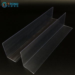 Équipement d'affichage pour supermarchés, séparateur d'étagères en plastique magnétique en forme de <span class=keywords><strong>L</strong></span> pour étagères métalliques, fournitures essentielles pour <span class=keywords><strong>l</strong></span>'entreposage - Product Image 5