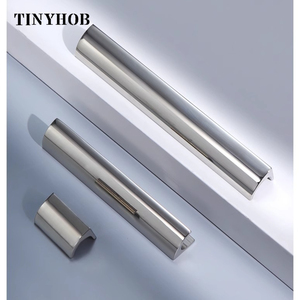 Pvd镍隐形把手/厨柜储物把手抽屉拉厨柜门拉家具把手五金 - Product Image 3