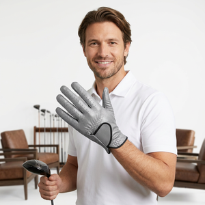 Guantes de Golf Deportivos para Mano Izquierda, Personalizables, Transpirables, Duraderos, de Piel de Oveja, Antideslizantes, Precio al por Mayor, Más Vendidos - Product Image 1