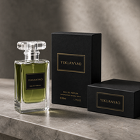 Flacon de parfum carré noir au prix d'usine, 100 ml, 50 ml, 30 ml, flacon de parfum unique