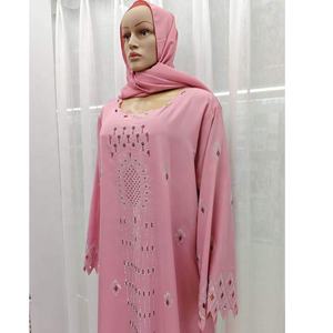 Elegante Abito da donna Abaya Cristallo Africano Abito Arbe Dubai Kaftan taglia unica con <span class=keywords><strong>abbigliamento</strong></span> musulmano a manica lunga - Product Image 4