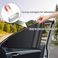 Pare-soleil magnétique puissant pour voiture, rideau occultant pour vitre latérale, pare-soleil pliable anti-UV, pare-soleil pour fenêtre de voiture, logo personnalisé