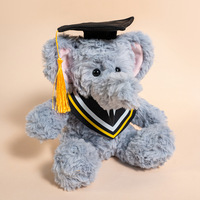 Peluche Capybara de graduation, adorable animal en peluche avec chapeau de graduation, idéal comme cadeau de remise de diplôme