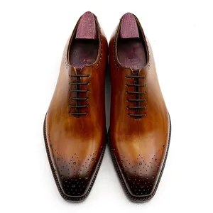 Best Selling Blake Craft Exquisite Genuine Leather Dress Shoes Handmade Customized Lace-up Italian Men Shoes