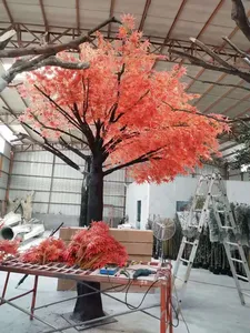 Цветы на Хэллоуин в западном стиле, украшение на дерево, большое искусственное дерево, искусственное украшение, оптовая продажа растений