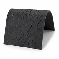 Plaque de carrelage souple en porcelaine couleur unie, texture sable de quartz noir, pour revêtement mural intérieur et extérieur de salon moderne