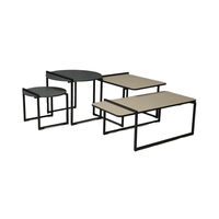 Table à café et thé en bois moderne pour l'approvisionnement en gros à domicile
