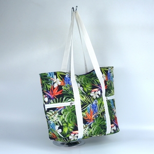 Sac de plage souvenir en toile bon marché femmes sac de plage de mariage d'été - Product Image 5