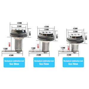 Đồ nội thất ổ khóa kỹ thuật số Hộp Thư khóa cơ chế kết hợp văn phòng bàn ngăn kéo khóa các nhà sản xuất - Product Image 5