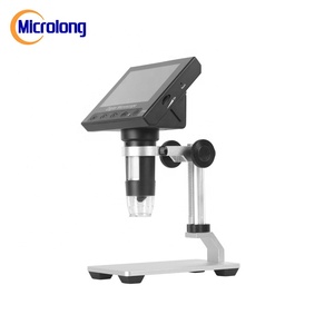 <span class=keywords><strong>Microscope</strong></span> numérique stéréo électronique de haute qualité pour la réparation de téléphones mobiles, caméra 1080P, écran LCD, 8 lumières LED réglables - Product Image 4