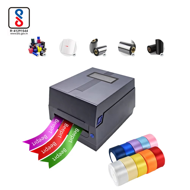 High Resolution Thermal Transfer Printer 300dpi Thermal Transfer Label Printer Washing Care Label Printing with Stain Ribbon