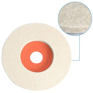 ล้อขัดขนแกะอุตสาหกรรมขนาด 4 นิ้ว 100 มม. สำหรับงานขัดและขัดเงาโลหะหนัก - Product Image 2