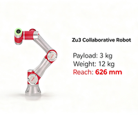 Robot Colaborativo de 6 Ejes Zu3 Cobot a Precio de Fábrica para Ensamblaje, Recogida y Colocación