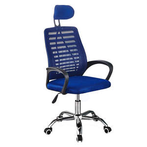Chaise de bureau moderne confortable avec accoudoirs réglables, dossier haut pivotant en maille, mobilier de bureau durable - Product Image 3