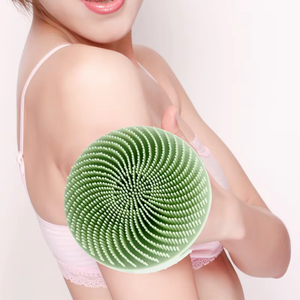 Cepillo Exfoliante de Silicona de Doble Cara, Cepillo para Champú, Lavador de Cuerpo de Silicona - Product Image 1