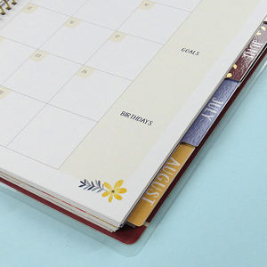 Planificateur hebdomadaire à ag personnalisé, 2020 à 2021, <span class=keywords><strong>Agenda</strong></span>, planificateur journal intime avec onglets - Product Image 6