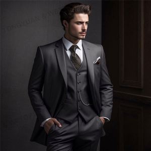 <span class=keywords><strong>Blazer</strong></span> à la mode pour hommes vestes de grande taille pour hommes costume formel pour hommes d'affaires à simple boutonnage costume en <span class=keywords><strong>tweed</strong></span> Slim Fit - Product Image 1