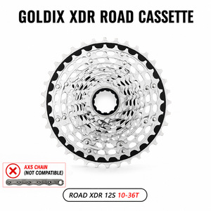 <span class=keywords><strong>Cassette</strong></span> de vélo de <span class=keywords><strong>route</strong></span> GOLDIX 12 vitesses XDR, pignon de vélo léger haute résistance monobloc CNC - Product Image 6