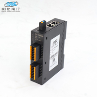Módulo de Entrada Analógica 8AI 0-10V, Ethernet Cascade 2*RJ45, Módulo de Expansión IO Modbus TCP para PLC, Original, Nuevo en Stock
