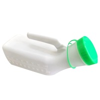Pot de nuit lumineux épaissi grande capacité pour homme avec couvercle, bouteille à uriner pour adulte à large ouverture en blanc/bleu/vert