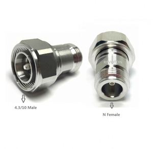 Nhà máy cung cấp 4.3-10 <span class=keywords><strong>Mini</strong></span> DIN Adapter Nam N nữ 4.3/10 <span class=keywords><strong>Mini</strong></span> DIN kết nối cho <span class=keywords><strong>SMA</strong></span> nữ Jack Adapter cho RF ứng dụng - Product Image 1