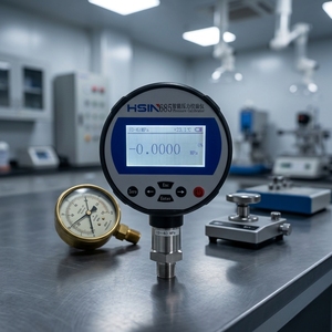 Comparateur numérique HSIN685 – Précision 0,02 % FS, en acier inoxydable, avec fonction de réinitialisation à zéro – Instrument de test OEM HSIN685 - Product Image 1