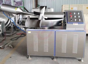 Stainless Steel Meat Bowl Cutter/ Meat Cutting Grinding <b>Machine</b>/ Double Speed Food Processing Vegetable Mixer - Product Image 1