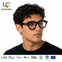 Montures optiques en acétate, design vintage fin, lunettes de vue pour un style professionnel classique